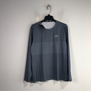 Saint Long Sleeve Crew Neck Shirt, Men's L - Grey